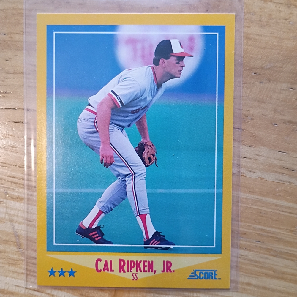 Score 1988 Cal Ripken Jr. Trading Card #550 Baltimore Orioles